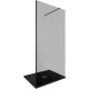 Душевая перегородка Allen Brau Infinity 1 100 3.21016.BBA.T черный браш