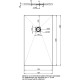 Душевой поддон Aquanet Pleasure 140х80 черный