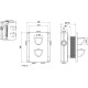 Смеситель для ванны Allen Brau Infinity 5.21316-31 (с внутренней частью, 3 выхода) черный матовый