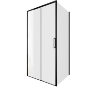 Душевой уголок Aquanet Pleasure Evo 100x100 AE65-100x100-BT профиль черный, прозрачное стекло