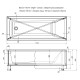 Каркас сварной для ванны Aquanet Bright 175x70
