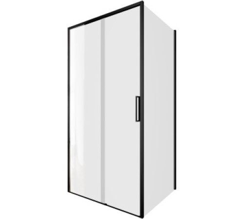 Душевой уголок Aquanet Pleasure Evo 100x80 AE65-100x80-BT профиль черный, прозрачное стекло