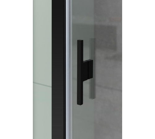 Душевой уголок Allen Brau Priority 120x90 3.31033.BBA + 3.31045.BBA черный браш