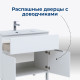 Тумба под раковину Aquanet Алвита New 70 1 ящик, 2 дверцы, белый матовый