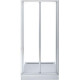 Душевая дверь Aquanet Alfa NAA6422 80, прозрачное стекло