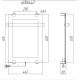 Полотенцесушитель электрический Allen Brau Infinity 60x44 с рейлингом 2.0 и креплением, черный матовый