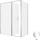 Душевой уголок Allen Brau Priority 160x90 3.31037.00 + 3.31043.00 хром