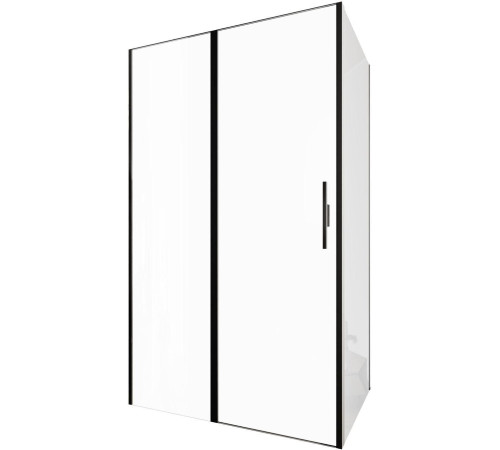 Душевой уголок Allen Brau Priority 120x80 3.31033.BBA + 3.31042.BBA черный браш