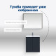 Тумба под раковину Aquanet Алвита New 60 2 дверцы, антрацит
