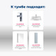 Тумба под раковину Aquanet Алвита New 60 2 дверцы, серый