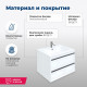 Тумба под раковину Aquanet Lino 60 белый матовый