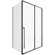 Душевой уголок Allen Brau Fantasy 130x100 3.11007.31 + 3.11014.31 черный матовый