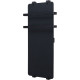 Полотенцесушитель электрический Allen Brau Infinity 140x44 с рейлингом 2.0 и креплением, черный матовый