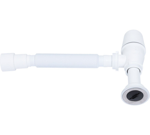 Сифон для раковины Aquanet с выпуском d40/50, белый
