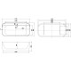 Акриловая ванна Allen Brau Infinity 1 170x80 2.21001.21