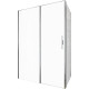 Душевой уголок Allen Brau Priority 140x80 3.31034.00 + 3.31040.00 хром