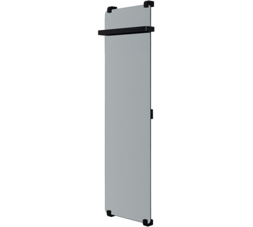 Полотенцесушитель электрический Allen Brau Infinity 140x44 с рейлингом и креплением, черный браш