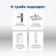 Тумба под раковину Aquanet София 60 белый глянец (2 ящика)