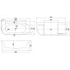 Акриловая ванна Allen Brau Priority 4 В 170x78 2.31004.21B