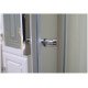Душевой уголок Aquanet Delta NPE2142 100x100, R550, прозрачное стекло