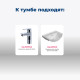 Тумба под раковину Aquanet Донна 60 белый дуб/белый (2 дверцы)