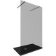 Душевая перегородка Allen Brau Infinity 2 120 3.21044.BA.T серебро браш