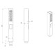 Душевая лейка Allen Brau Infinity 5.21A22-31 черный матовый