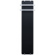 Полотенцесушитель электрический Allen Brau Infinity 160x44 с рейлингом 2.0 и креплением, серебро браш