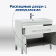 Тумба под раковину Aquanet Верона 90 белый (напольная 1 ящик 2 дверцы)