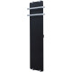 Полотенцесушитель электрический Allen Brau Infinity 160x44 с рейлингом 2.0 и креплением, серебро браш