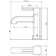 Смеситель для раковины Aquanet Minima AF130-10C