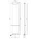 Полотенцесушитель электрический Allen Brau Infinity 160x44 с рейлингом 2.0 и креплением, серебро браш