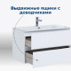 Тумба под раковину Aquanet Алвита New 60 2 ящика, белый матовый