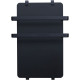 Полотенцесушитель электрический Allen Brau Infinity 100x44 с рейлингом 2.0 и креплением, черный матовый