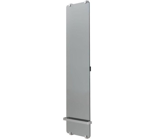 Полотенцесушитель электрический Allen Brau Infinity 180x44 с рейлингом и креплением, серебро браш