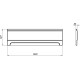 Фронтальный экран Aquanet Extra 150