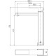 Смеситель для раковины Aquanet Blanco AF420-11W