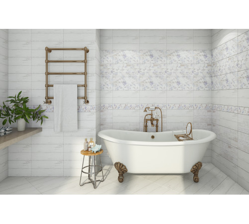 GT12VG Плитка настенная San Remo белая матовая 25x50